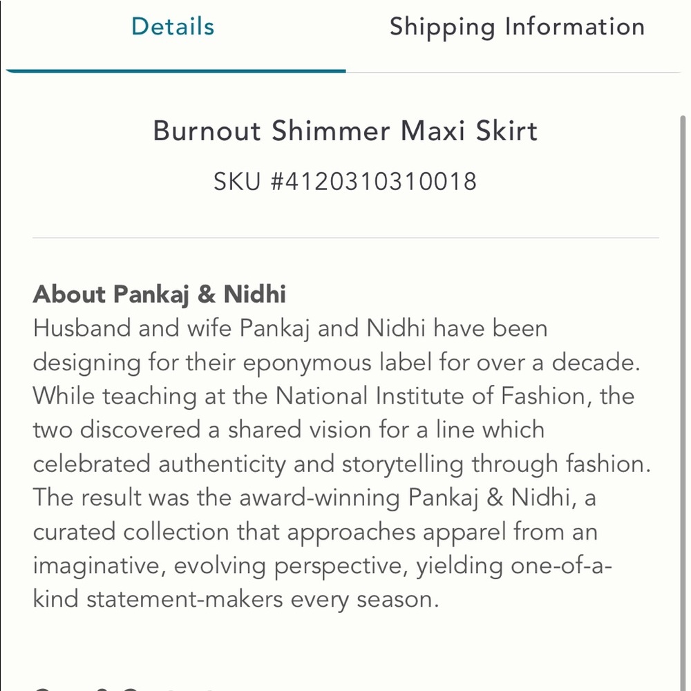 Anthropologie Maxi Skirt - Picture 4 of 5